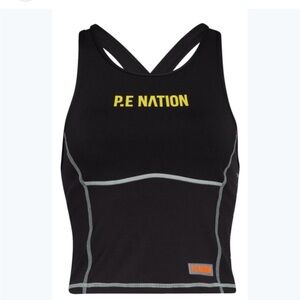 P.E. NATION logo crop top / sports bra S
